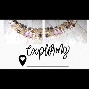 Multi pastel color necklace